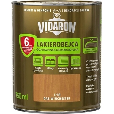 Vidaron ochranná lazura 0,75 l dub Winchester L18