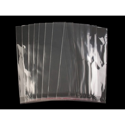 Prima-obchod PP sáček s lepicí klopou 26x40 cm, barva transparent