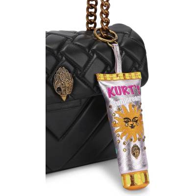 Kurt Geiger London ключодържател дамски от кожа Sunscren Charm (5574295999)