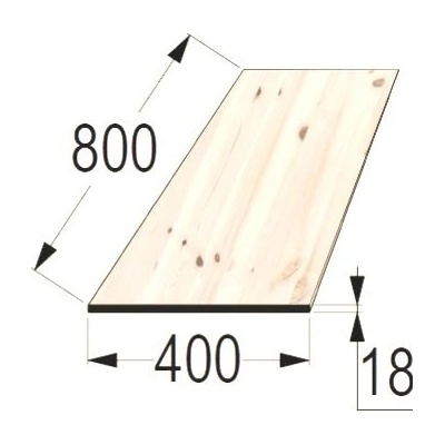 Spárovka SM 18x400 x 800 průběžná A/B