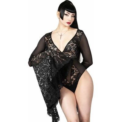 KILLSTAR дамски боди с дълги ръкави KILLSTAR - Temple D'Amour - Черен - KSRA008407