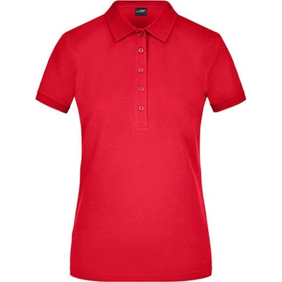 James&Nicholson dámska polokošeľa JN709 Red