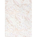 Bimbidreams Бебешки чаршаф с ластик Bimbidreams - NIZA, 60 x 120 cm, White/Purple (8499000702519) - baby