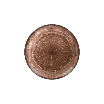 RAK Porcelain Woodart tanier dezertný coupe 15 cm tmavo hnedá WDNNPR15OB-24