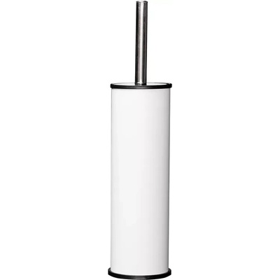 FANECO Бяла стенна тоалетна четка със сребристо покритие (tb05sjw)