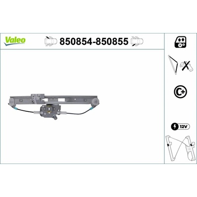 Mechanizmus zdvíhania okna VALEO 850855