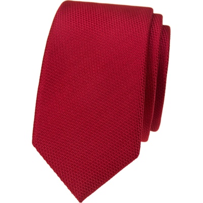 Avantgard Kravata Slim Lux 571-81464 červená