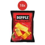 Dipple Чипс Dipple с царевичен вкус на червен пипер 18x20 г