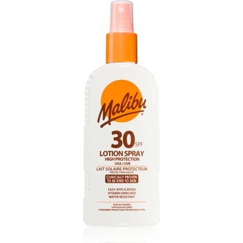 Malibu Lotion Spray High Protection спрей за загар SPF 30 200ml