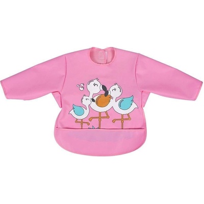Sevibaby Бебешки лигавник peva с ръкави Цвят ФЛАМИНГО (53 - 106)