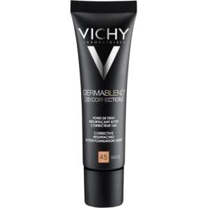 Vichy Dermablend 3D Коригиращ фон дьо тен, №45 Gold, SPF25, 30 ml - baby