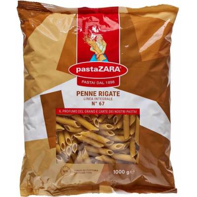Pasta zara Penne Rigate celozrnné 1 kg