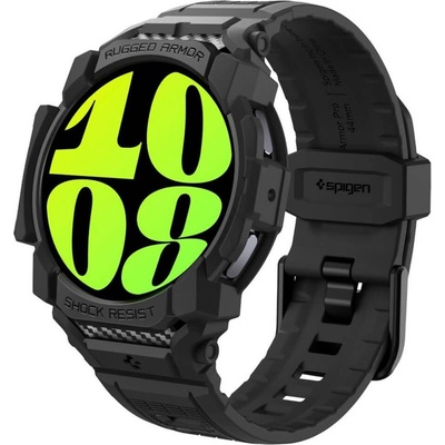 Калъф с Каишка за Samsung Watch 7 40 mm, Spigen Rugged Armor Pro Case, Черен (ACS08336)
