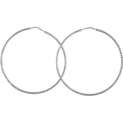 Infinitysilver stříbrné náušnice kruhy broušené SE221226