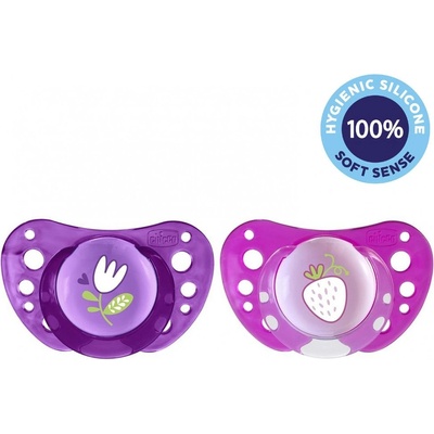 Chicco Physio Air silikon dievča 2 ks V000896