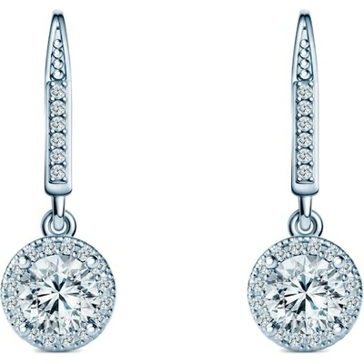 SAVICKI Náušnice This is Love biele zlato, diamanty TIL-K02-BR-014-DIA-B