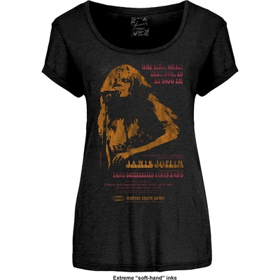 Janis Joplin tričko Madison Square Garden Čierna