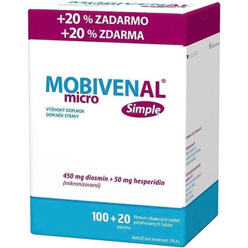 Valeant Mobivenal Micro Simple 100+20 tabliet