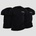 GymBeam Tениска Basic 3Pack Black M - 3pack