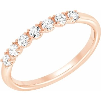 Eppi Zlatá romantická eternity obrúčka s lab-grown diamantmi Virve R43508