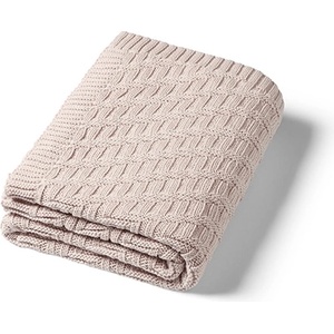 Babyono Бебешко плетено одеяло Babyono - 75 x 100 cm, бежово (5901435417249) - baby
