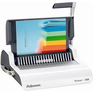 Fellowes Спирализатор, пластмасова спирала за подвързване, ръчен, 300 листа, FELLOWES "Pulsar+" 5627601 (5627601)