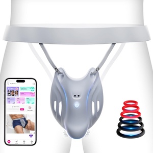 SuperLove SuperTeaser Wearable Penis Trainer with App Gray