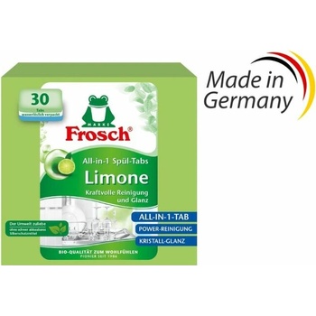 FROSCH Tablety do myčky, limetka, 30 ks