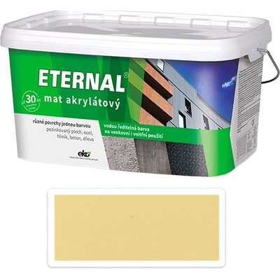 ETERNAL Mat akrylátový - vodouriediteľná farba 5L Prírodné drevo 024