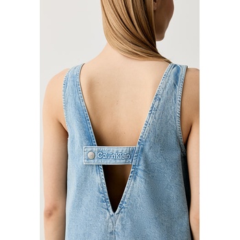 Calvin Klein рокля от деним (LV047G730G)