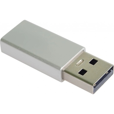 PremiumCord USB-C na USB-A 2.0 stříbrná kur31-33