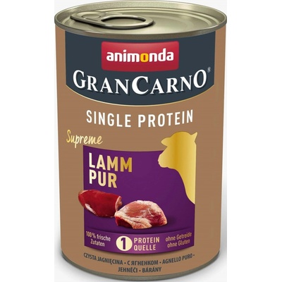 Animonda Gran Carno Adult Single Protein čisté jahňacie 400 g