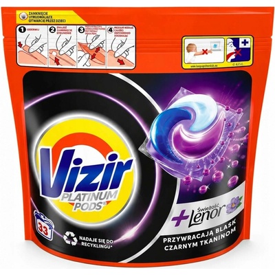 Vizir Platinum Pods kapsle na tmavé prádlo 33 PD