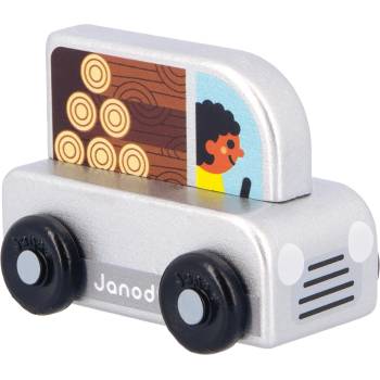 Janod Дървена количка Janod Cross Roads - Пикап (J05935)