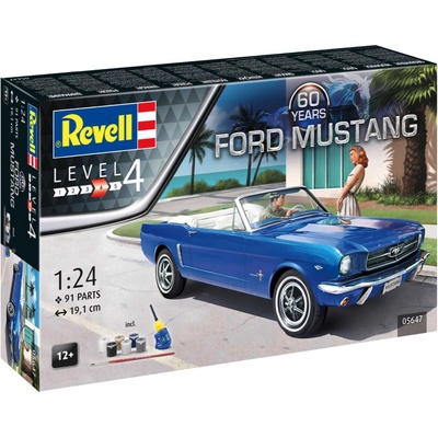 Revell Gift Set auto 05647 60th Anniversary Ford Mustang 1:24