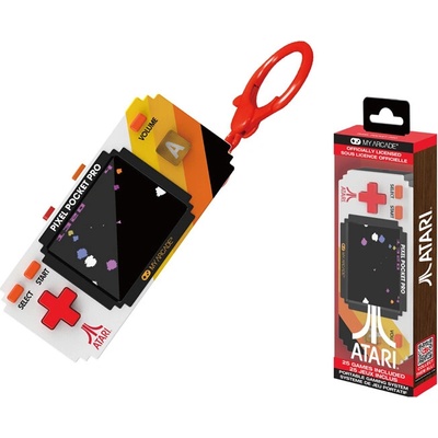 My Arcade Atari Portable Gaming System Pixel Pocket Pro