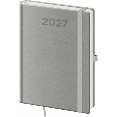 Helma 365 Print Pop A5 denní 2027 šedý