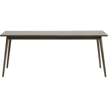 Unique Furniture Кафява сгъваема трапезна маса с дъбов плот 190x90 cm Barrali - Unique Furniture (43252931)