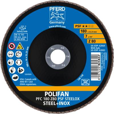 Pferd lamelový brúsny kotúč 180 mm Z80 67768185
