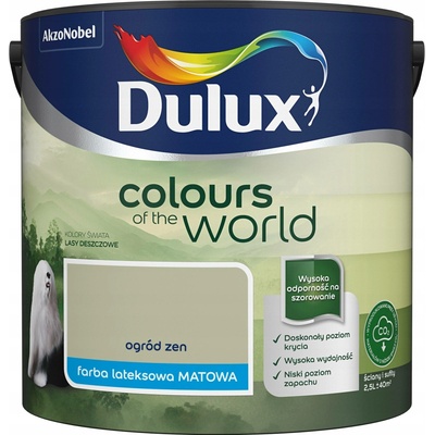 Dulux latexová na zeď 2,5 l Zen Garden matná