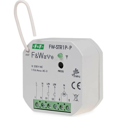 FW-STR1P-P - Bezdrôtové multifunkčné relé pre ovládanie roliet, 85-265V, 3/0,6A