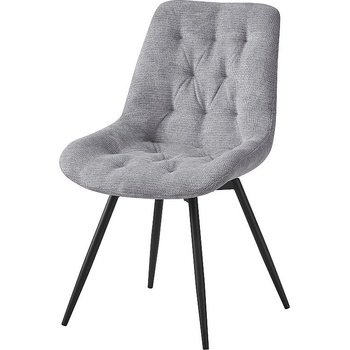 ЕВРОМАР Трапезен стол К-353 сиво / черно