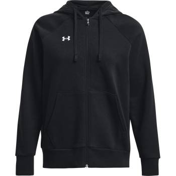 Under Armour Дамски суичър Under Armour Rival Fleece Full-Zip Hoodie Womens - Black/White