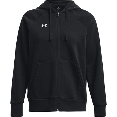 Under Armour Дамски суичър Under Armour Rival Fleece Full-Zip Hoodie Womens - Black/White