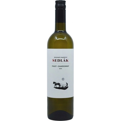 Sedlák Chardonnay Pinot zemské 2023 12% 0,75 l (holá láhev)