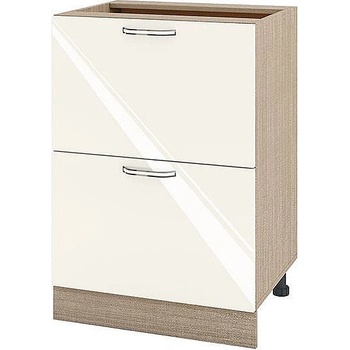 Image 1 of ИРИМ Долен кухненски шкаф Сити МФ-Крийм гланц-11-44 60 см