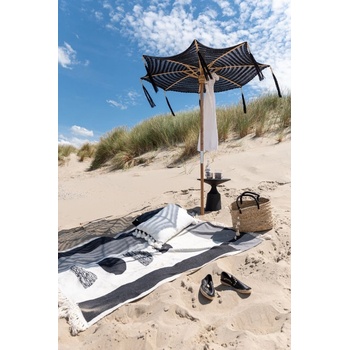 Plážová pletená taška se zdobnými mušlemi Beach Bag Shells L 41*22*26cm