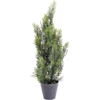 Umělý strom Cypřiš tmavý v květináči, 60cm