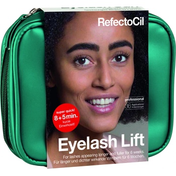 RefectoCil Eyelash Lift silikonové polštářky pod oči 6 ks + lepidlo 4 ml + Lashperm 2 x 3,5 ml + Neutralizator 2 x 3,5 ml + Rosewood tyčinka 1 ks + kosmetický štětec 2 ks + miska 2 ks darčeková sada