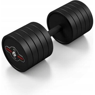 Marbo-Sport Potažené pogumované činky 1 x 40 kg